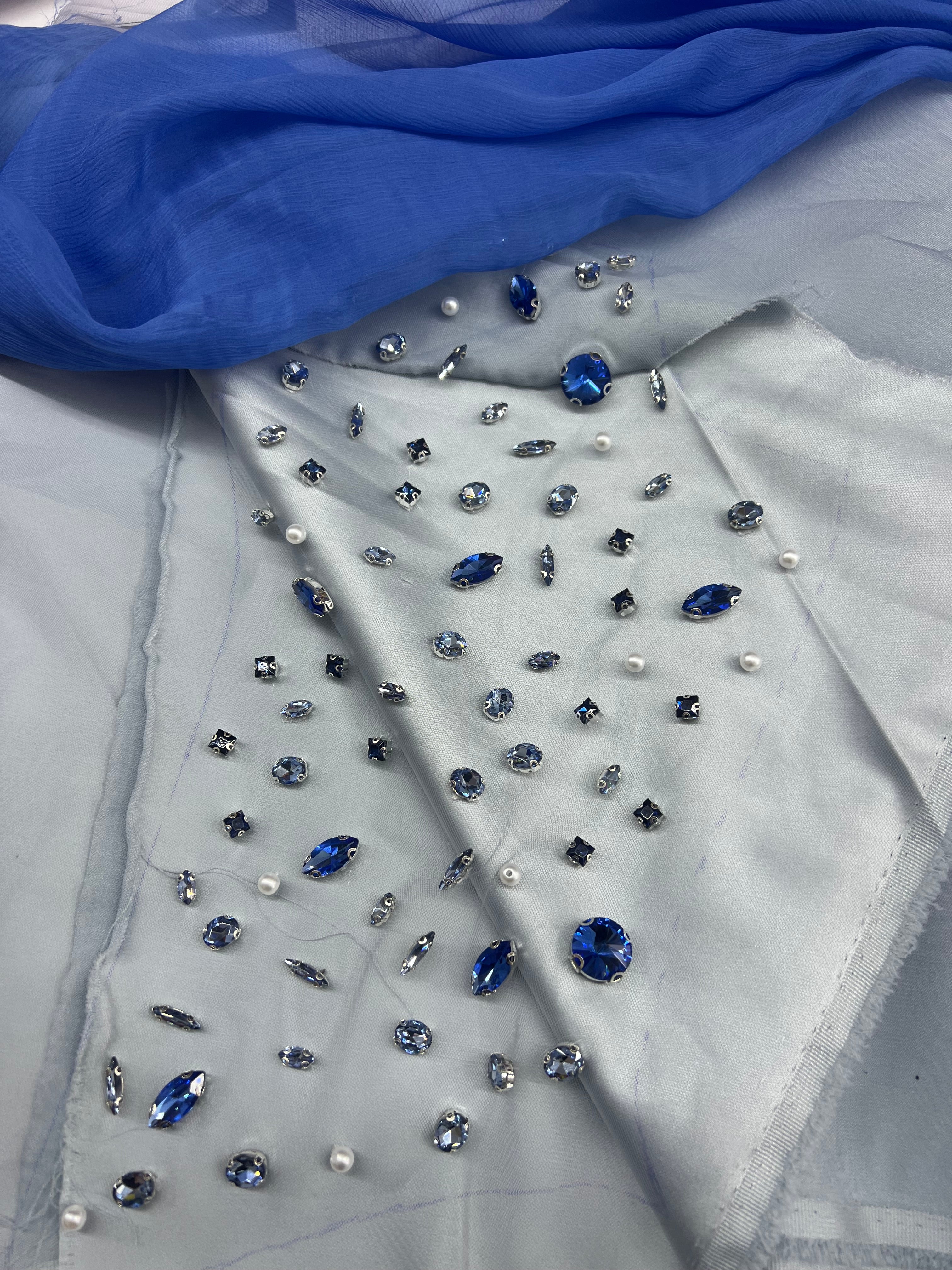 Custom Made Sapphire Night Dress