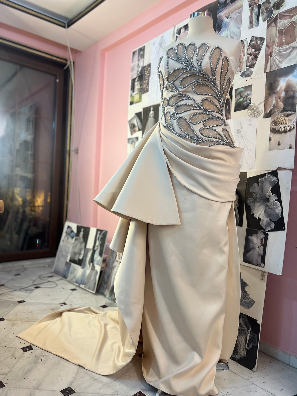 Custom Made Pink Dress