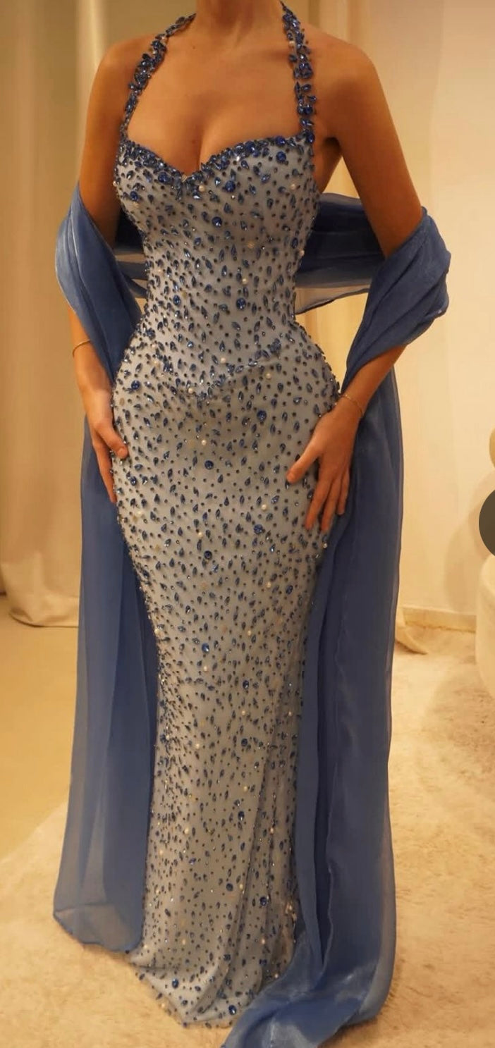 Custom Made Sapphire Night Dress