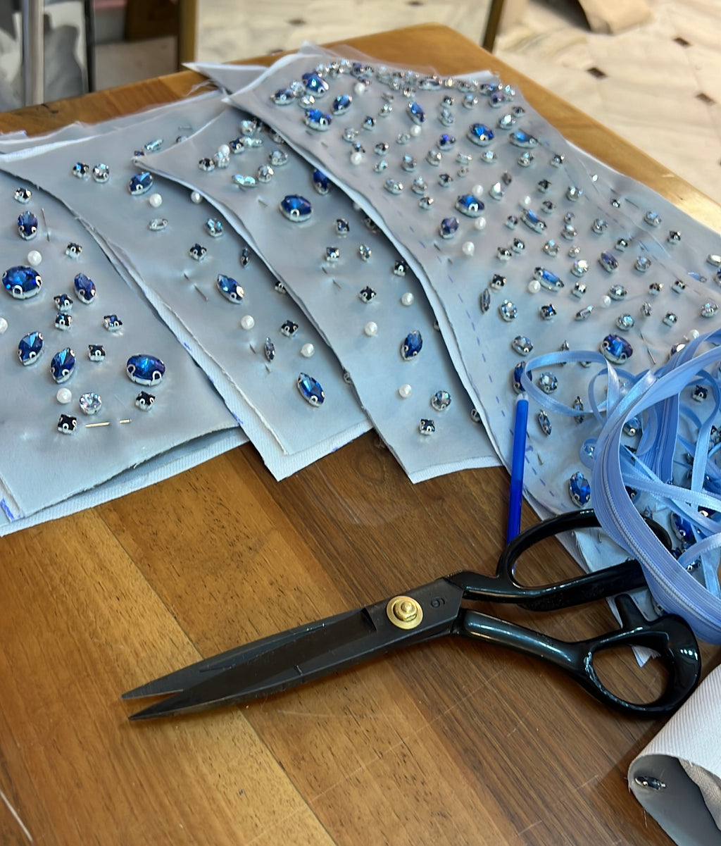 Custom Made Sapphire Night Dress