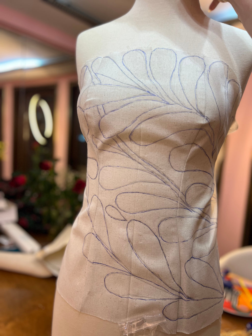 Custom Made Pink Dress