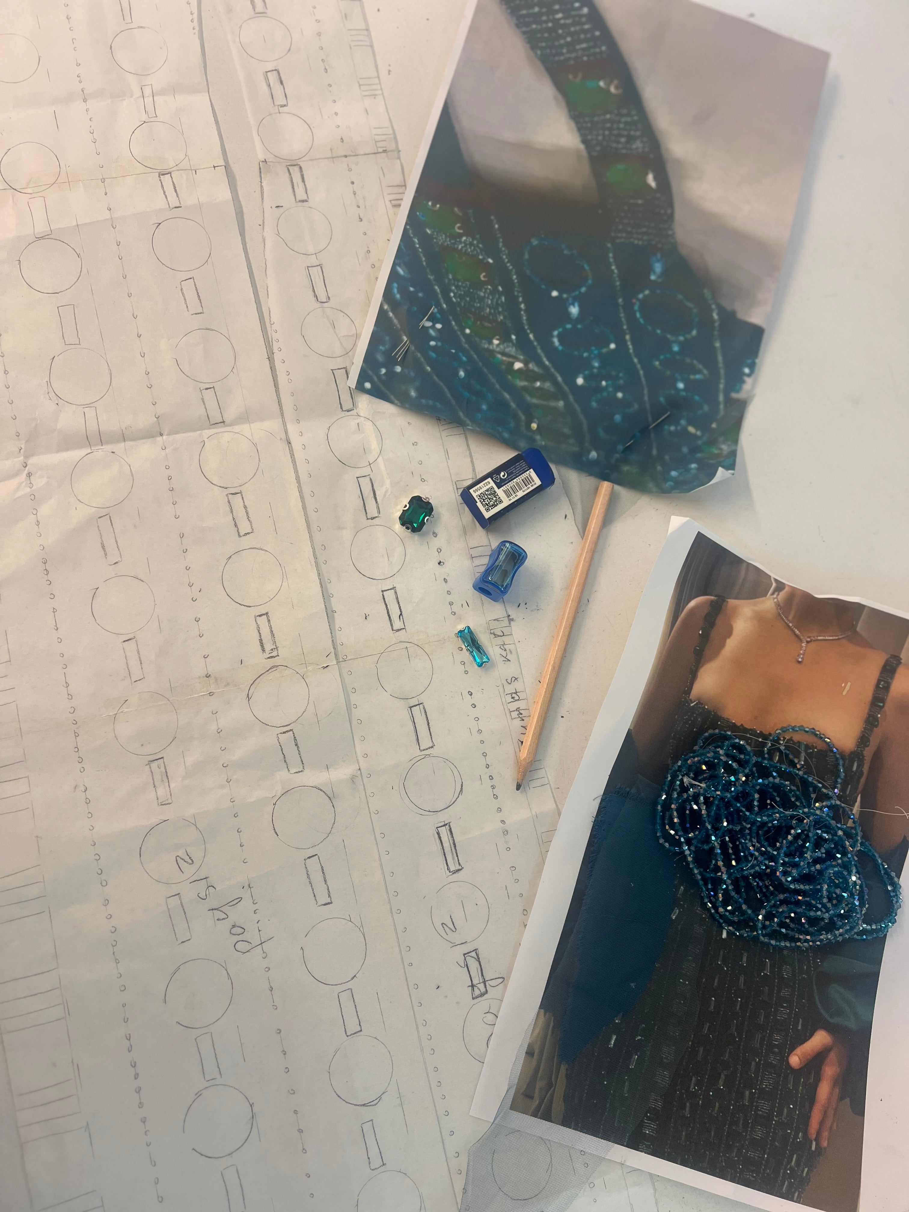 Custom made Green Dress