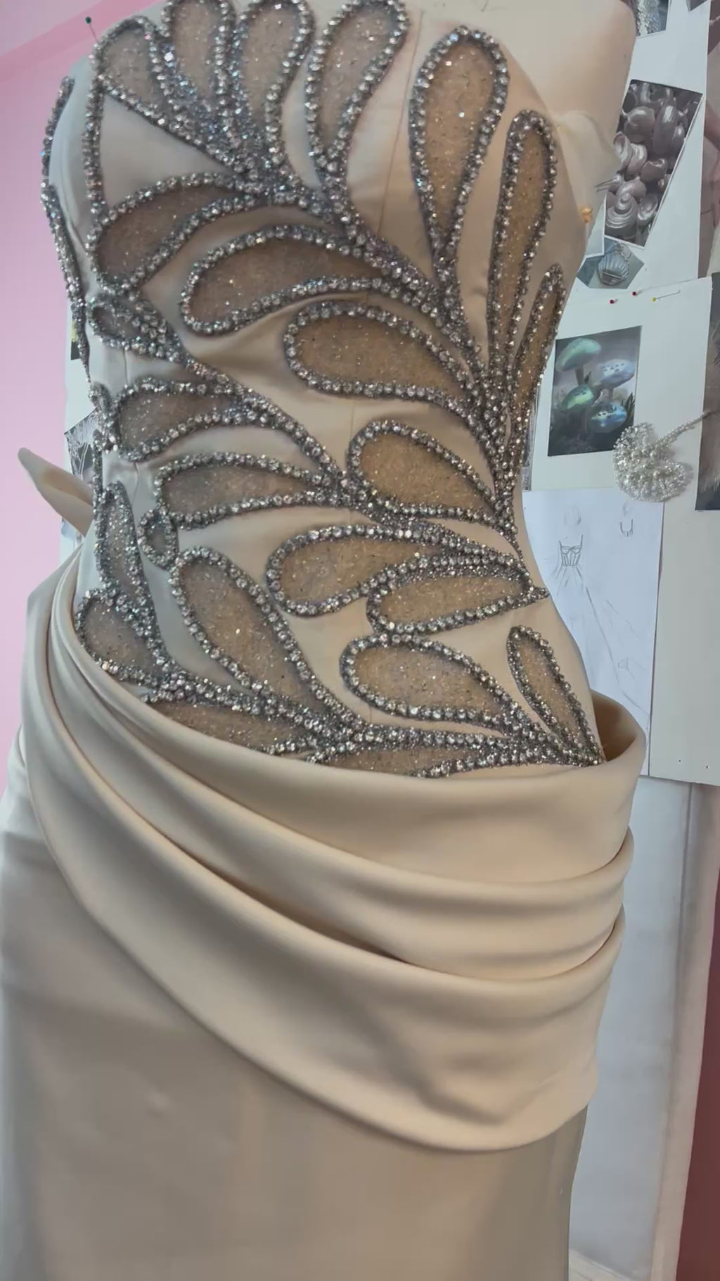 Custom Made Pink Dress