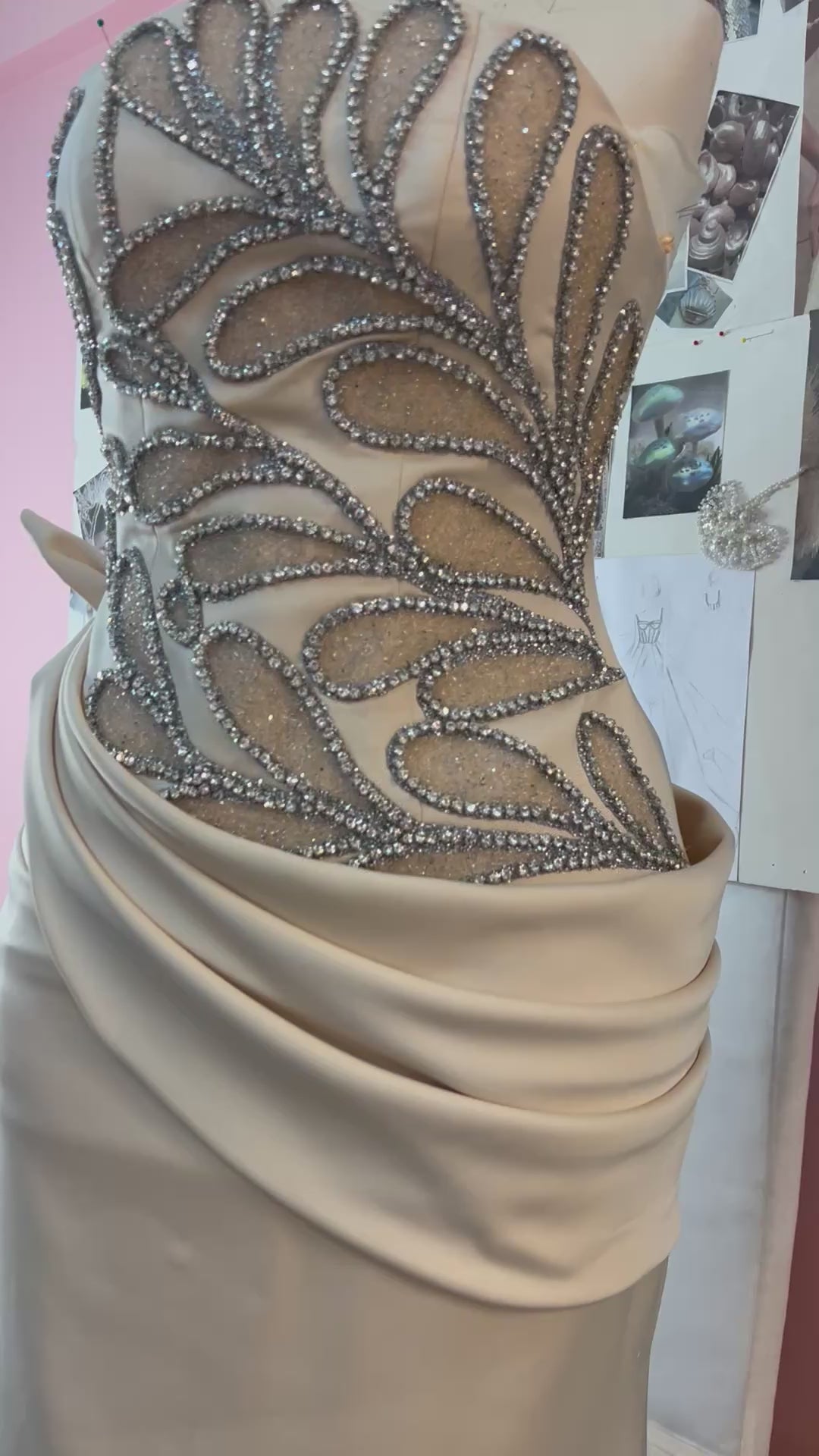 Custom Made Pink Dress