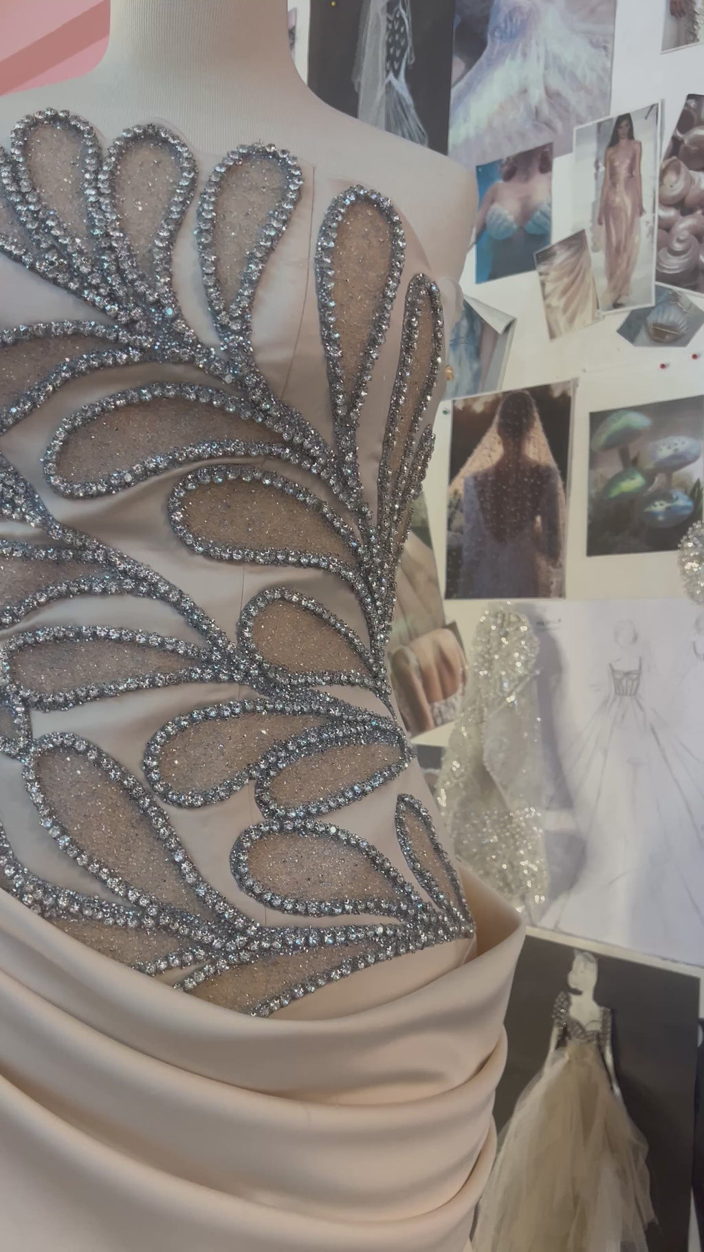 Custom Made Pink Dress