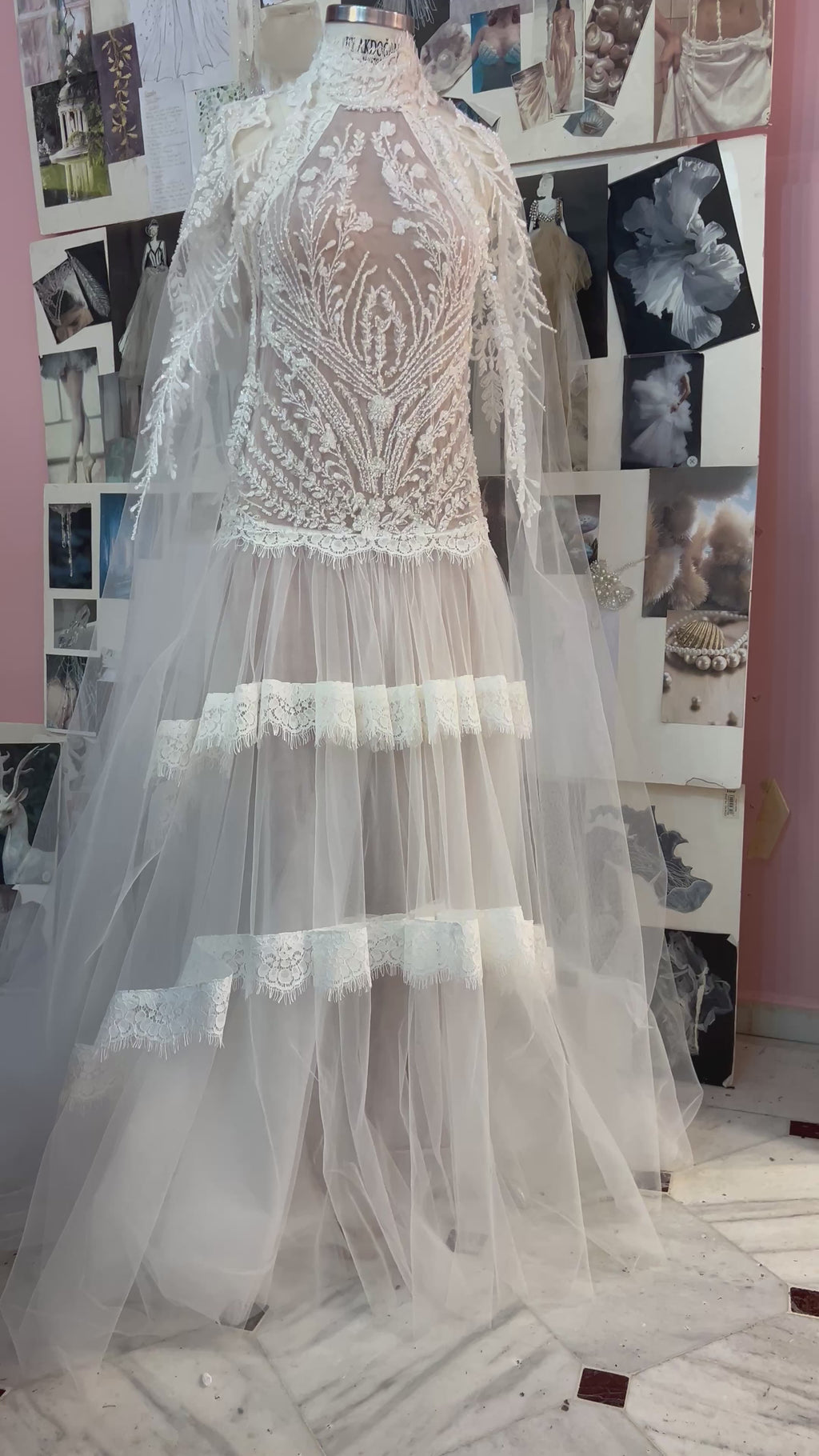 Custom Made Swan Dress