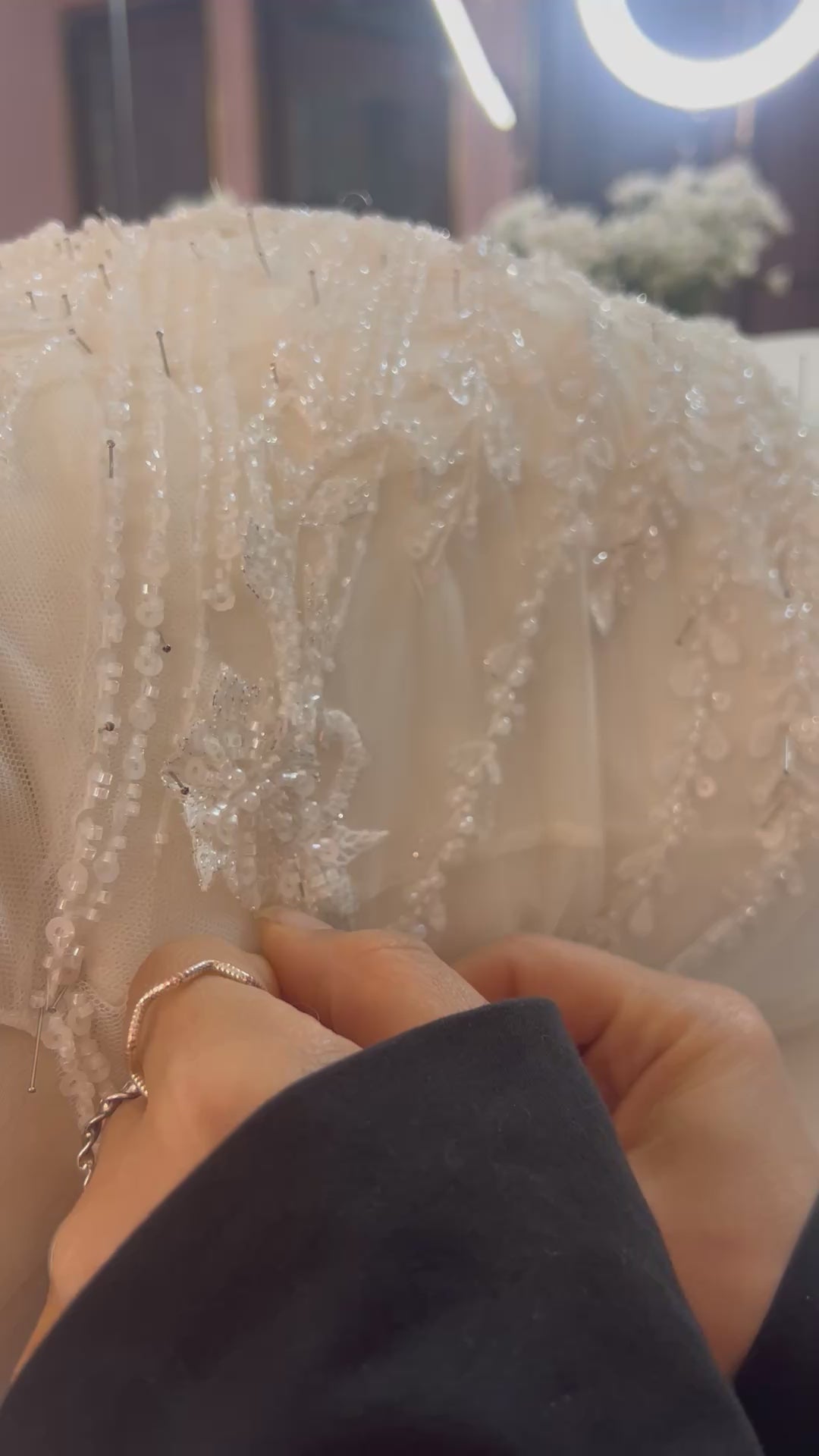 Custom Made Swan Dress